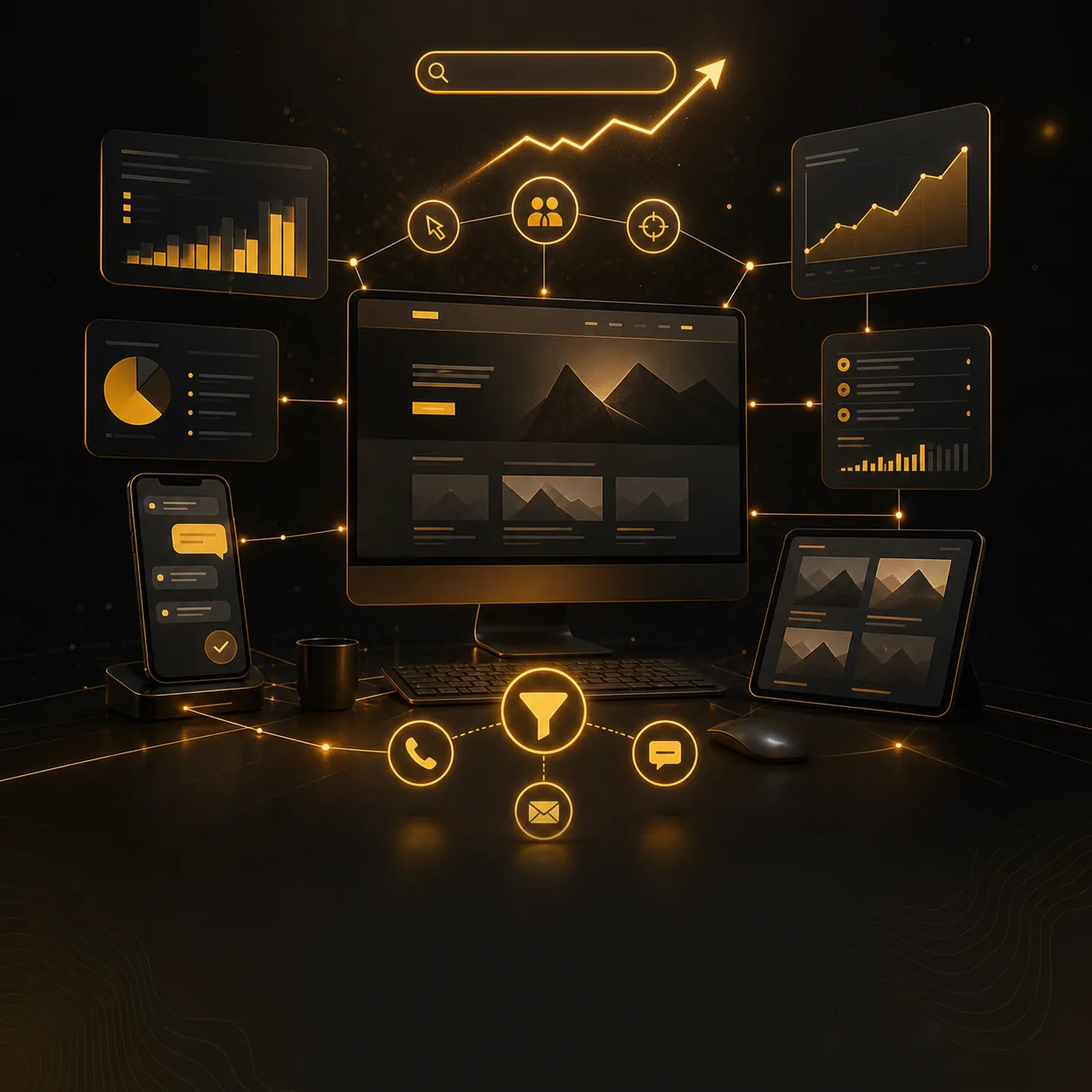 صورة تعبر عن مشروع ZED Marketing في نيش التسويق الرقمي