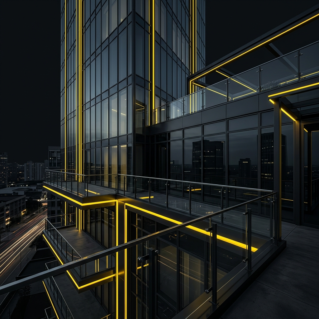 صورة مشروع آفاق الهندسية للزجاج السكوريت ضمن أعمال ZED Marketing